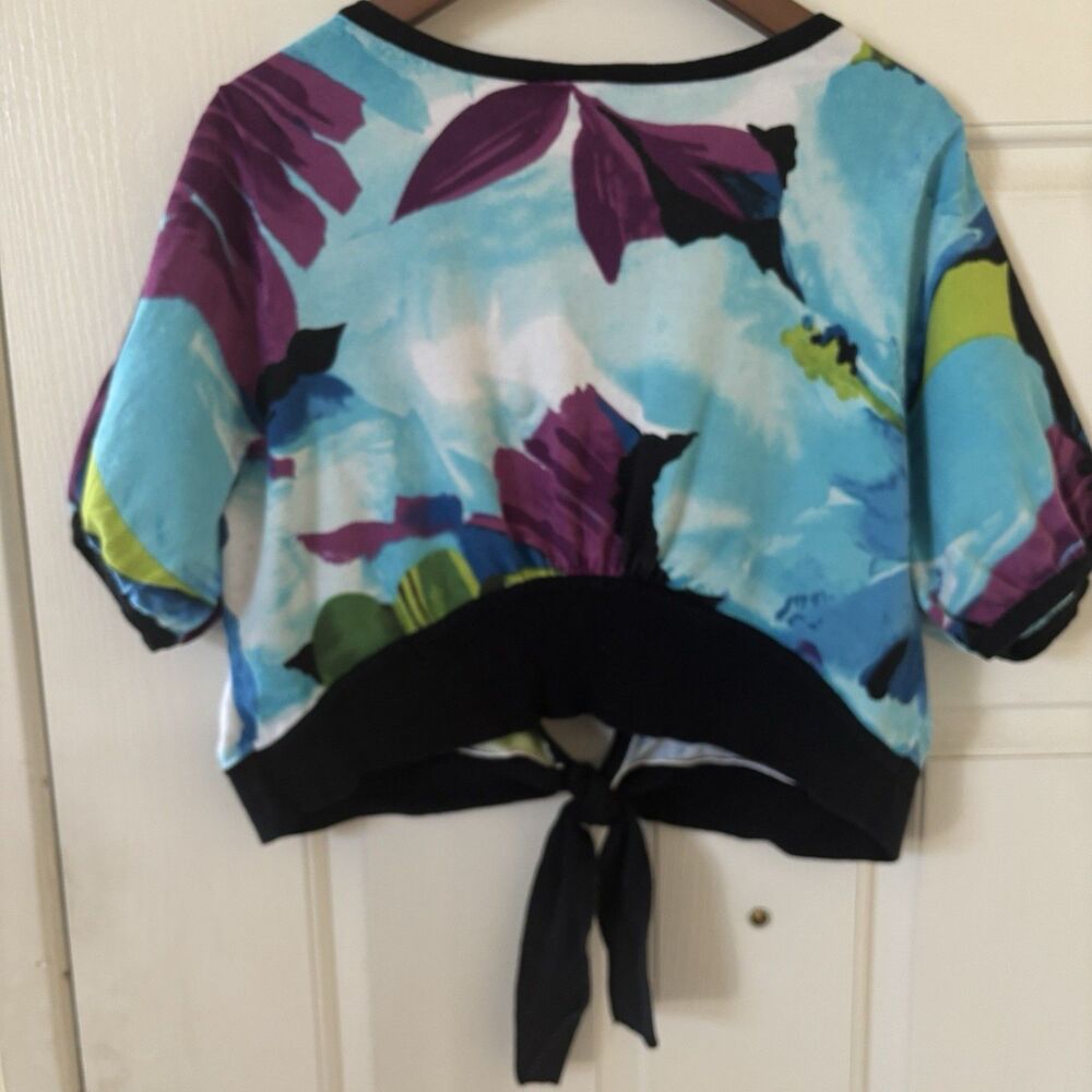 Lane Bryant Womens Cardigan 18/20 Tropical Lightweight Open Shrug Coverup‎ Boho - Picture 7 of 9
